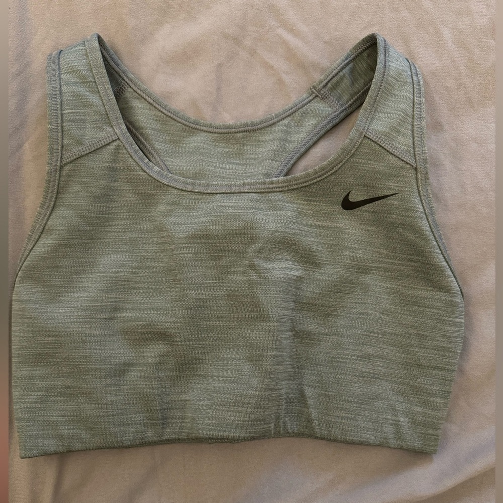 Nike Women's Medium Support Sports Bra Size M Gray